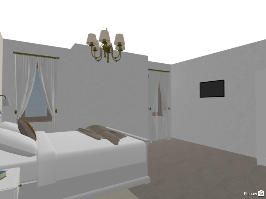 Classic Bedroom with TV #104457 by Strxnger thxngs