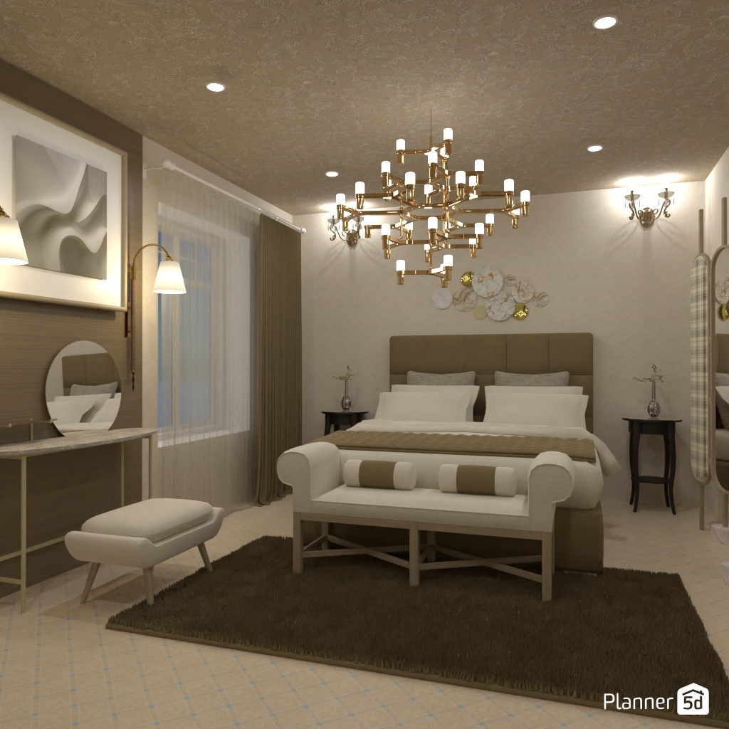Luxury bedroom interior #32371252 by Editors Choice