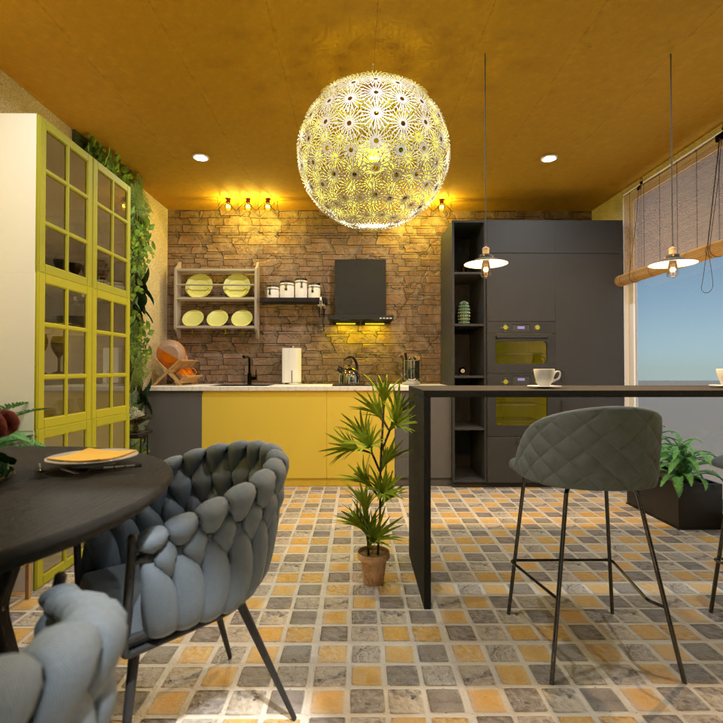 Sunny Kitchen #12551595 by Editors Choice