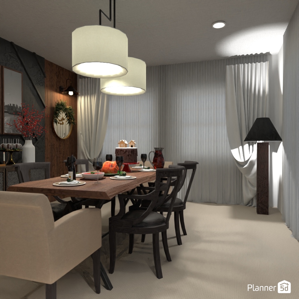 DB: Thanksgiving Day - room shell copy #23457039 by Editors Choice