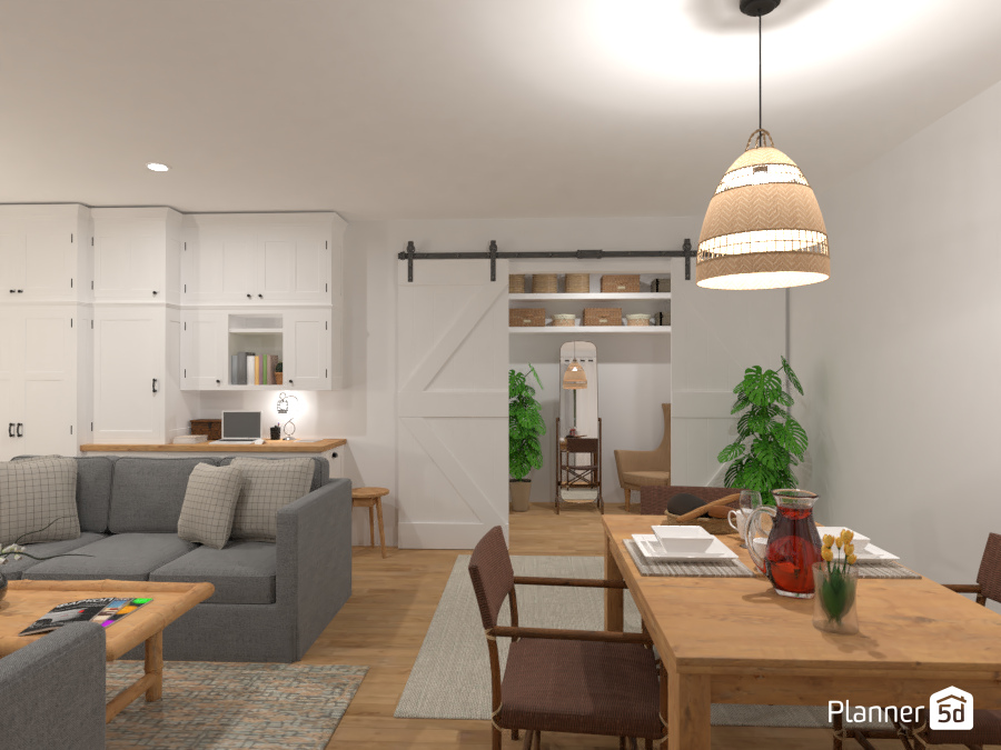 Mini house with garden (living room) #6899286 by Lucija Marko
