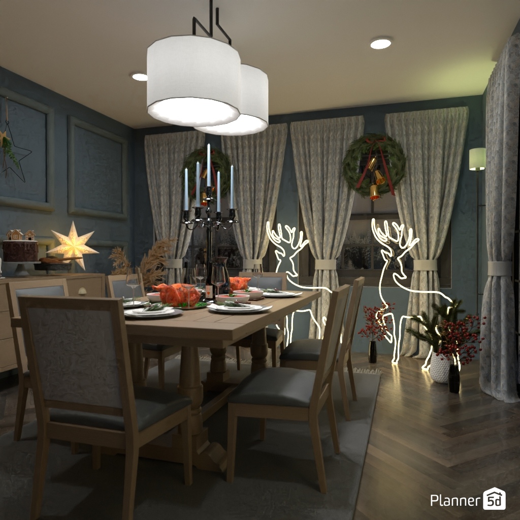 DB: Thanksgiving Day - room shell copy #23457935 by Editors Choice