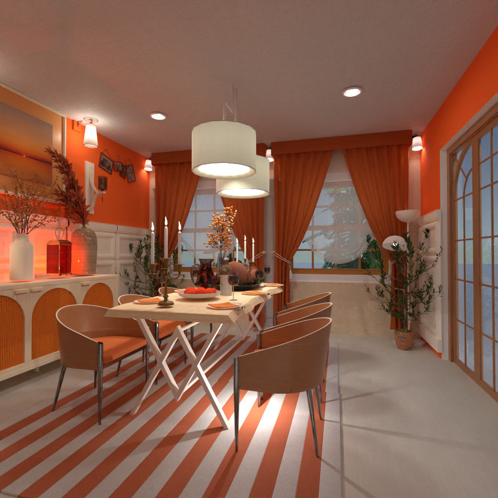 DB: Thanksgiving Day - room shell copy #15878991 by Editors Choice