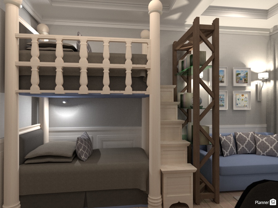 Детская для мальчиков в загородном доме #1459028 by Elena Strenova