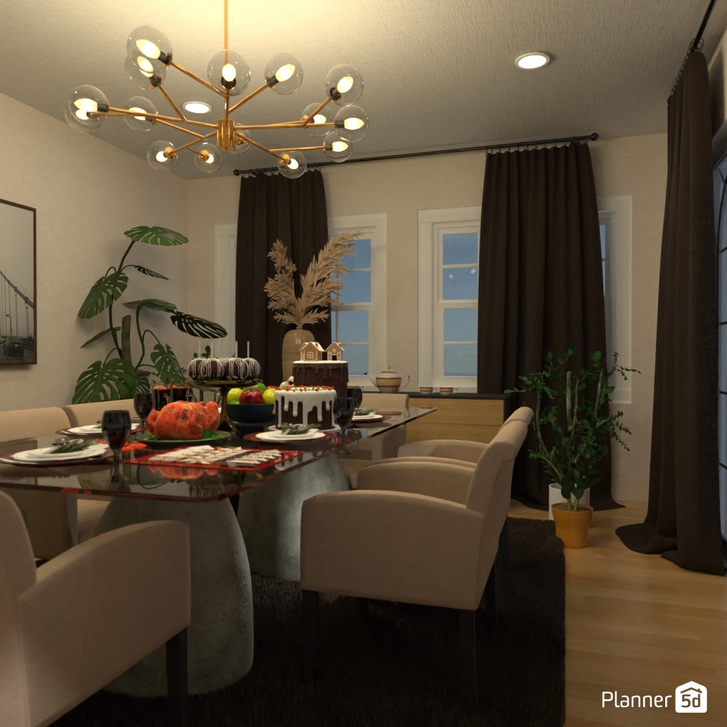 DB: Thanksgiving Day - room shell copy #23397478 by Editors Choice