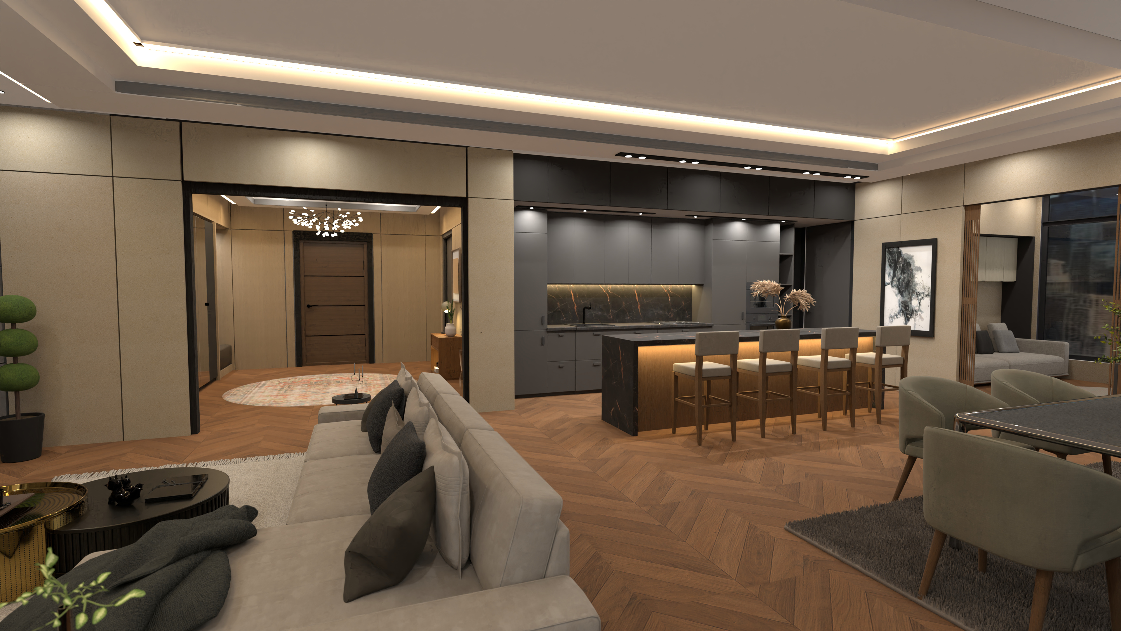 downtown luxury apt #21409170 by Michel