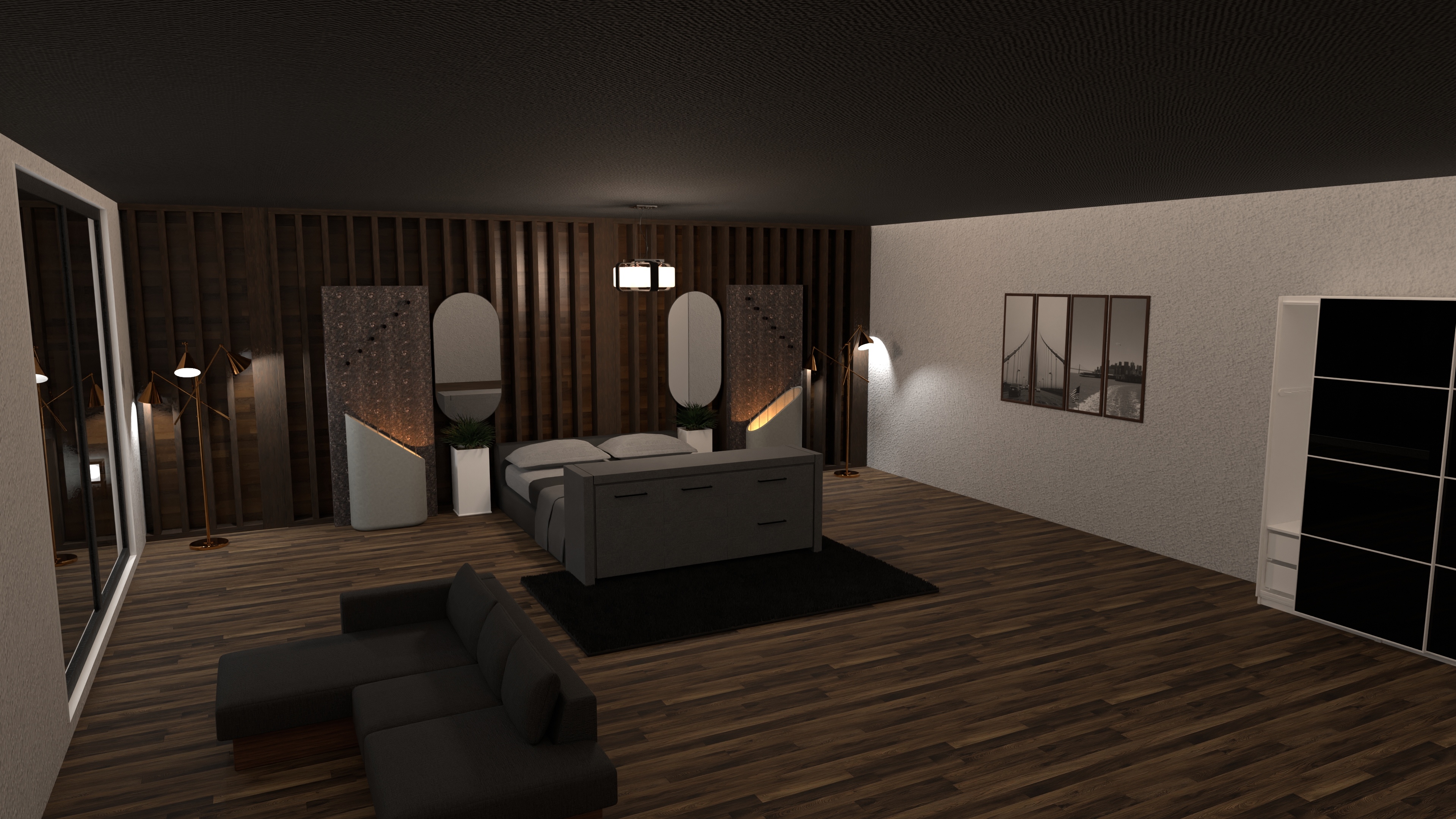 cozy modern bedroom #35047382 by master of mafias