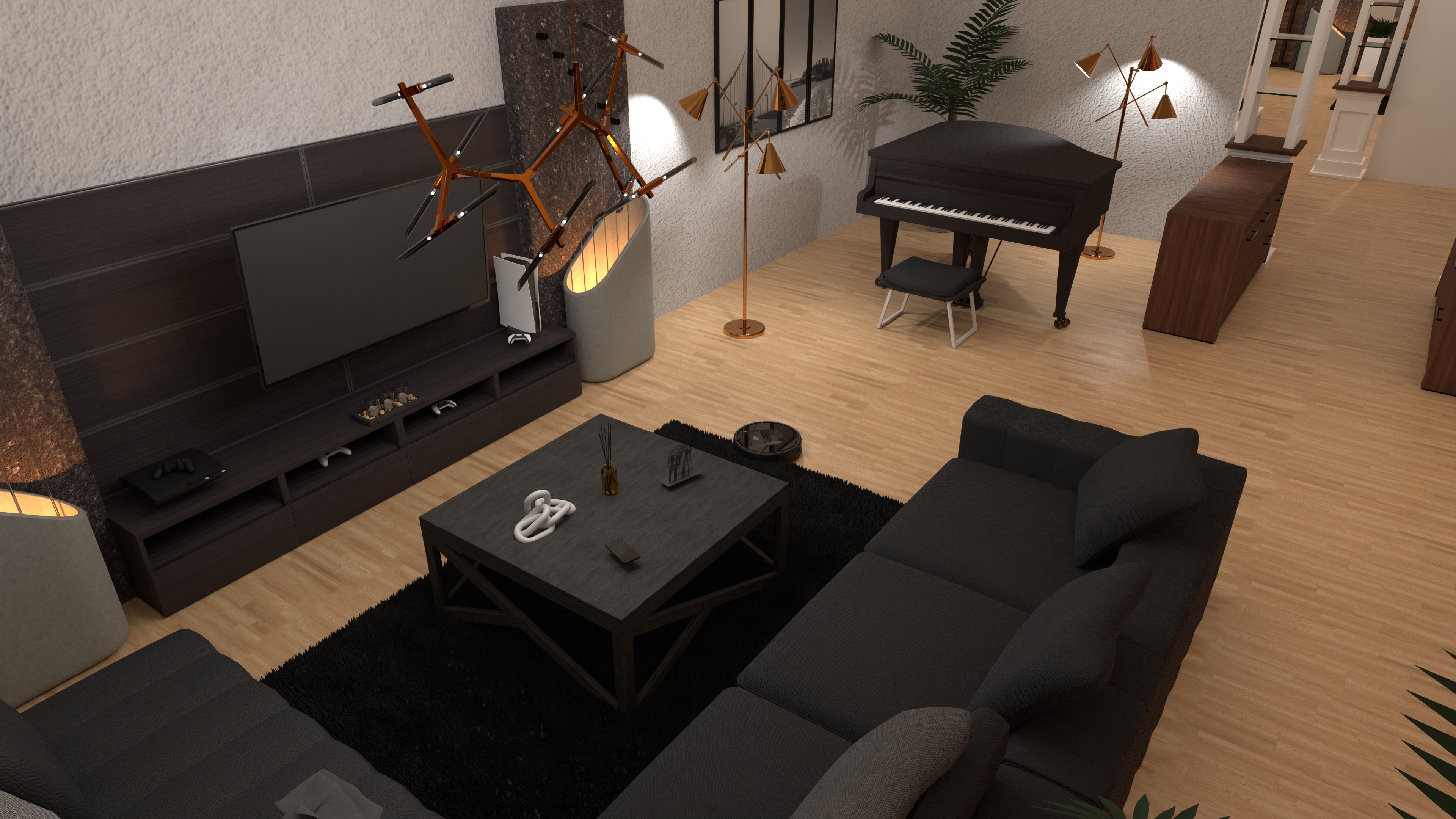 cozy modern living room #35072654 by master of mafias