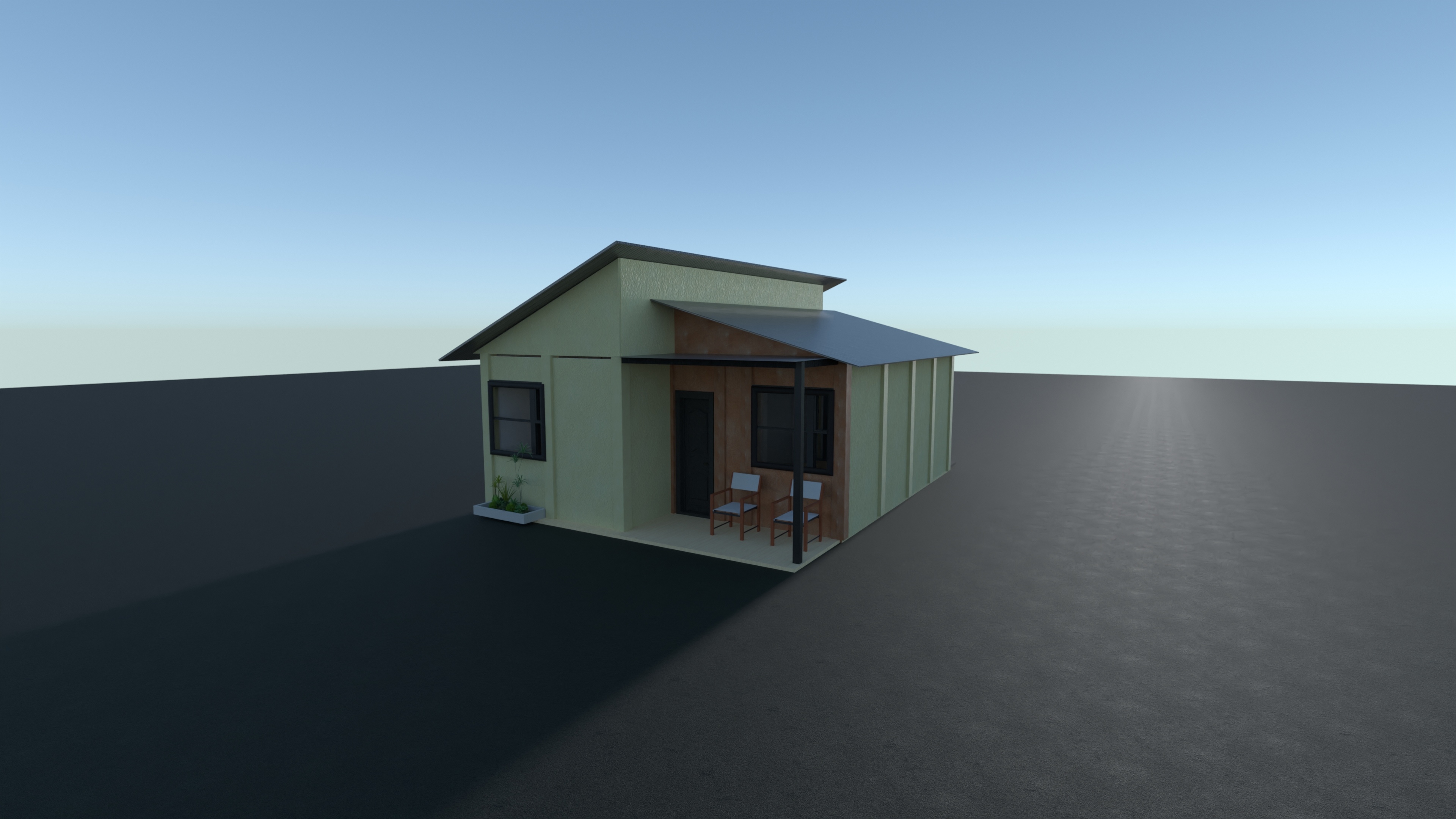 casa 42m2 fachada copy #23491346 by jacob vargas