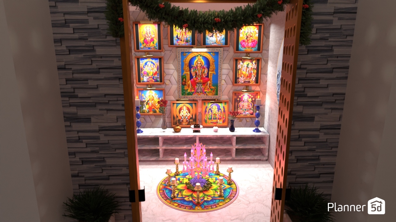 Hindu's Prayers Room #25801208 by Khishaanrau A/L Rajah