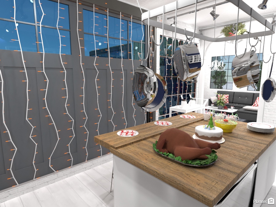 Modern home decorated for X-mas #2334560 by Jerusha Nolt