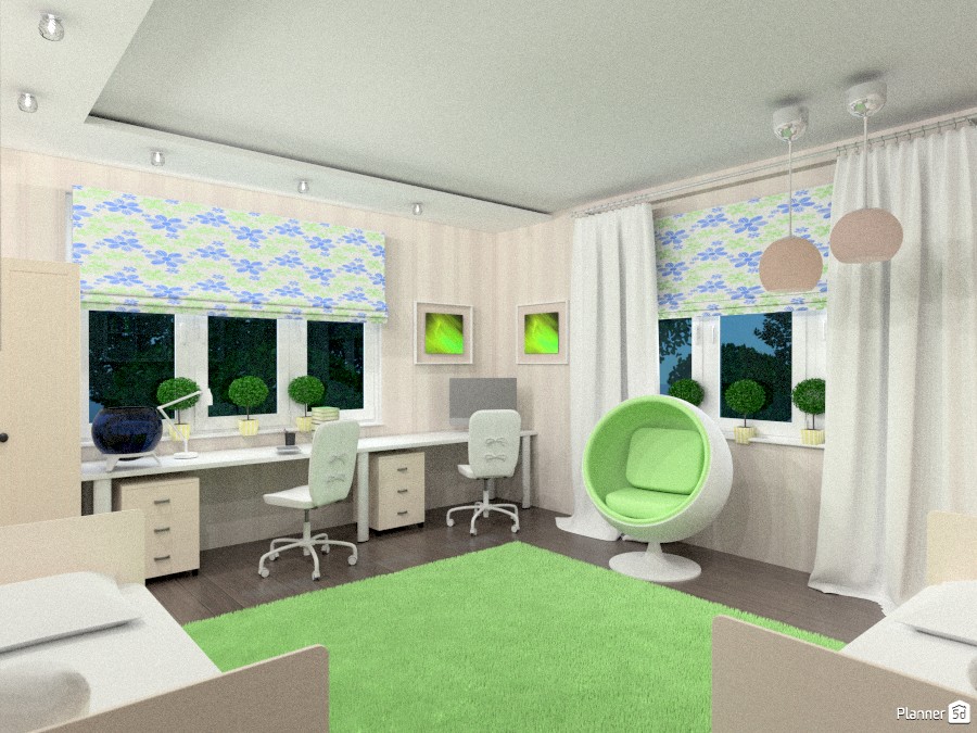 детская для двоих деток #1282015 by Ольга Строева