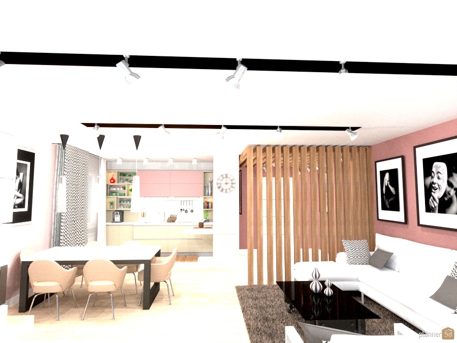 Kitchen with living #851490 by Moonface