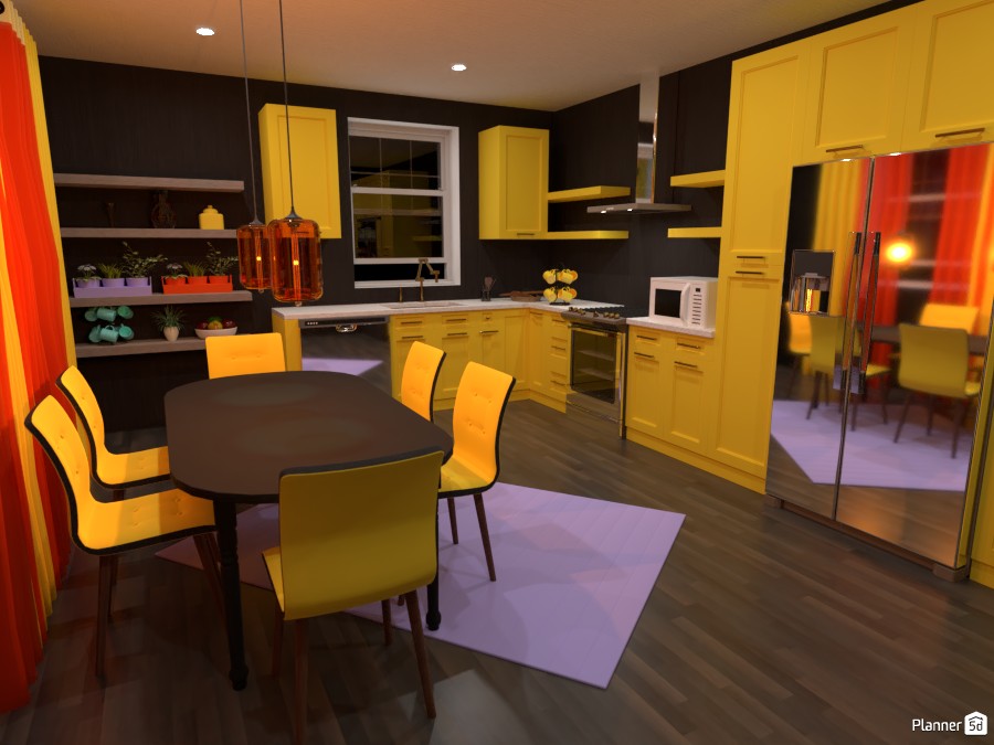 Color ful kitchen 4485601 by Delauxe image