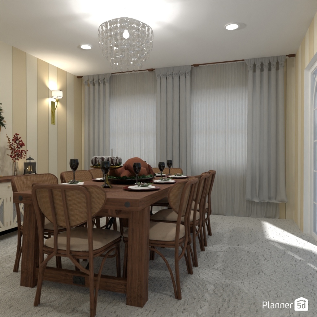 DB: Thanksgiving Day - room shell copy #23427423 by Editors Choice