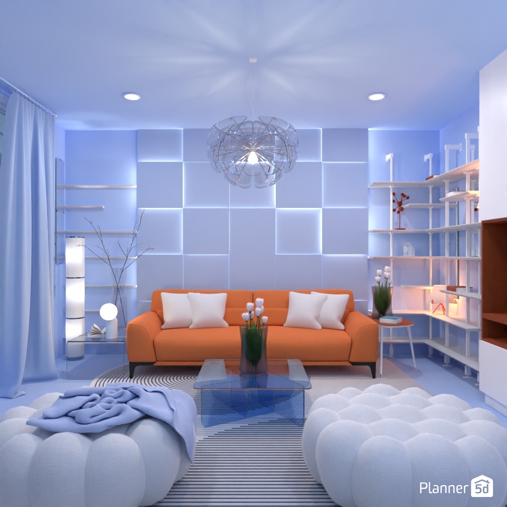 Orange sofa #24656716 by Editors Choice