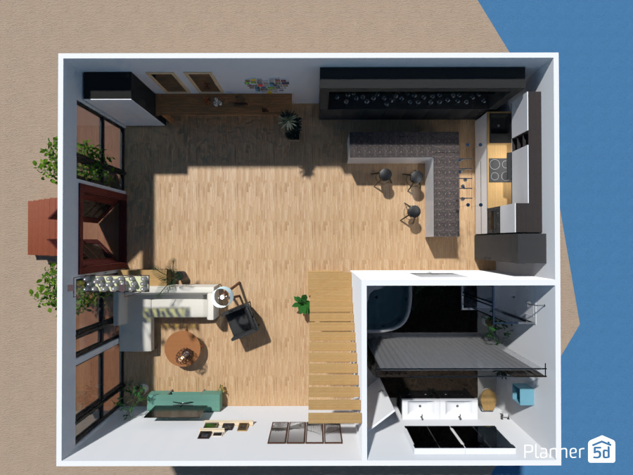 Beach House #14314103 by Lucia