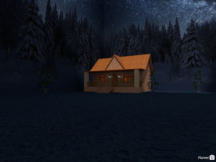 Домик в лесу #1554183 by Milena