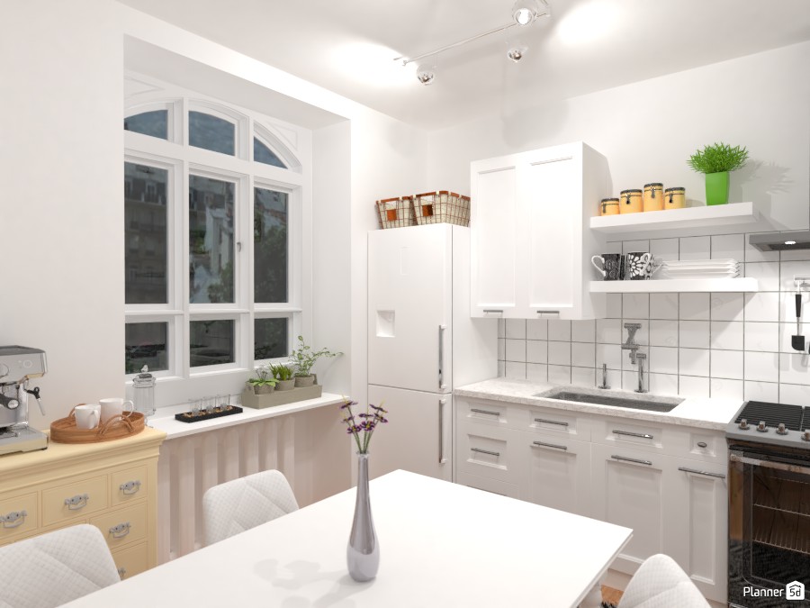 Small and clean city apartment / Kitchen #3414900 by Lucija Marko