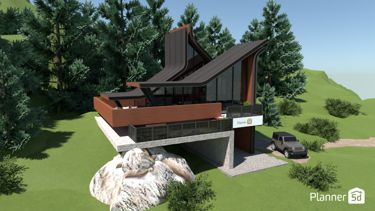 modern house #18698924 by megaloman.