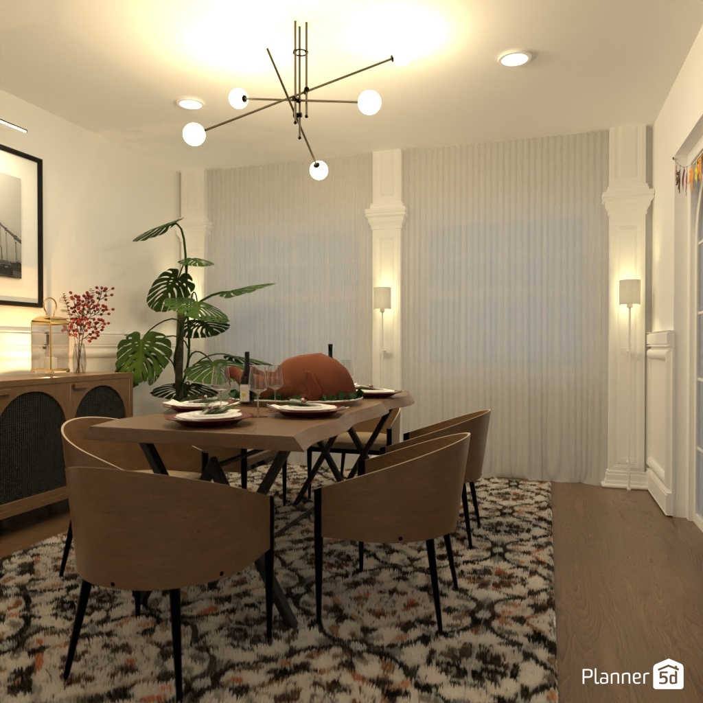 DB: Thanksgiving Day - room shell copy #23403439 by Editors Choice