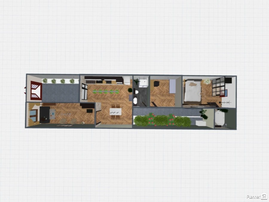 Projeto casa 5 x 20 #3136816 by Eliz003