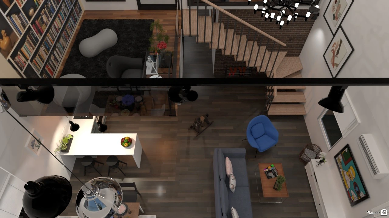 Loft House design #3039536 by Anggreani Tri Lestary