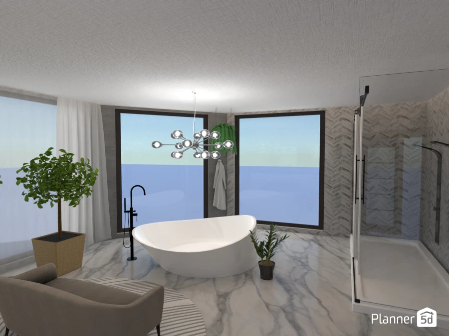 Luxurious Penthouse Ensuite #3062308 by Will Dellaway | Delldesign Studio