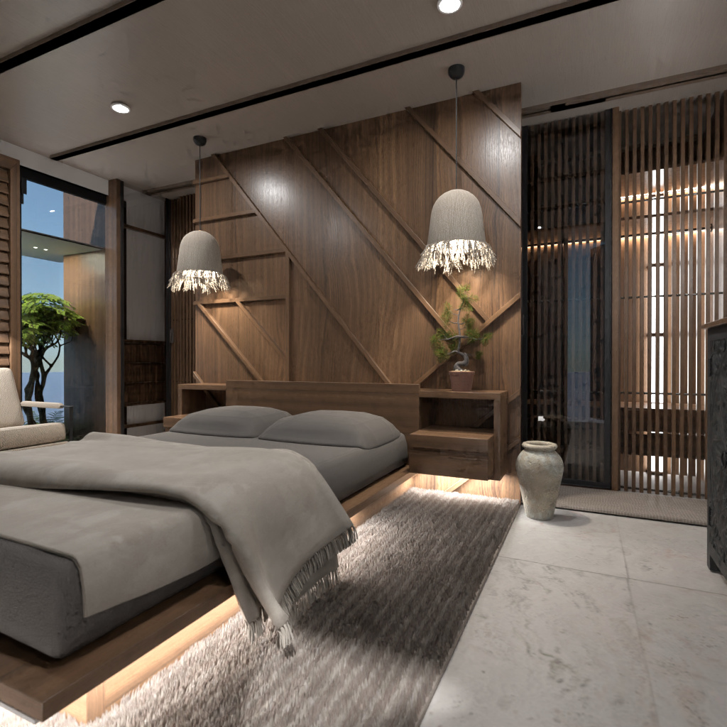 Wabi Sabi Bedroom #14565671 by Editors Choice