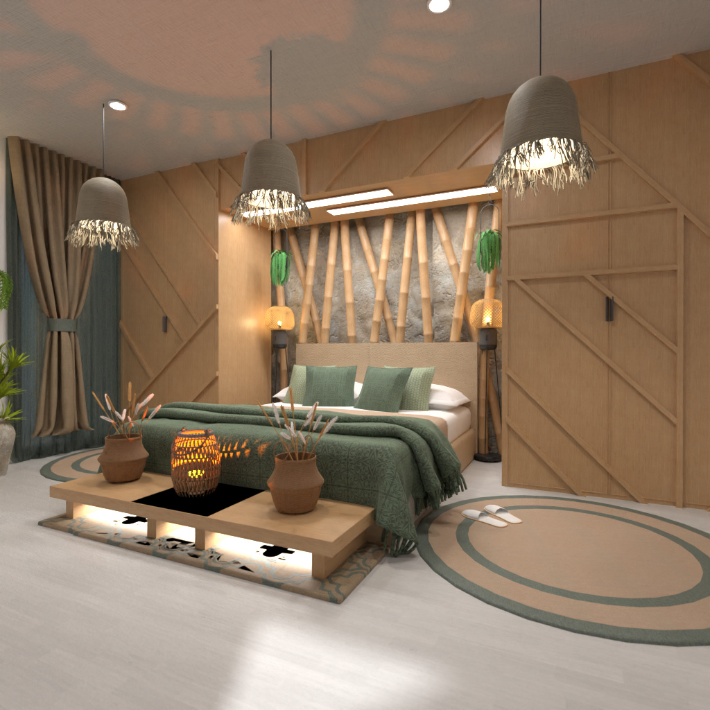 Wabi Sabi Bedroom #14570683 by Editors Choice