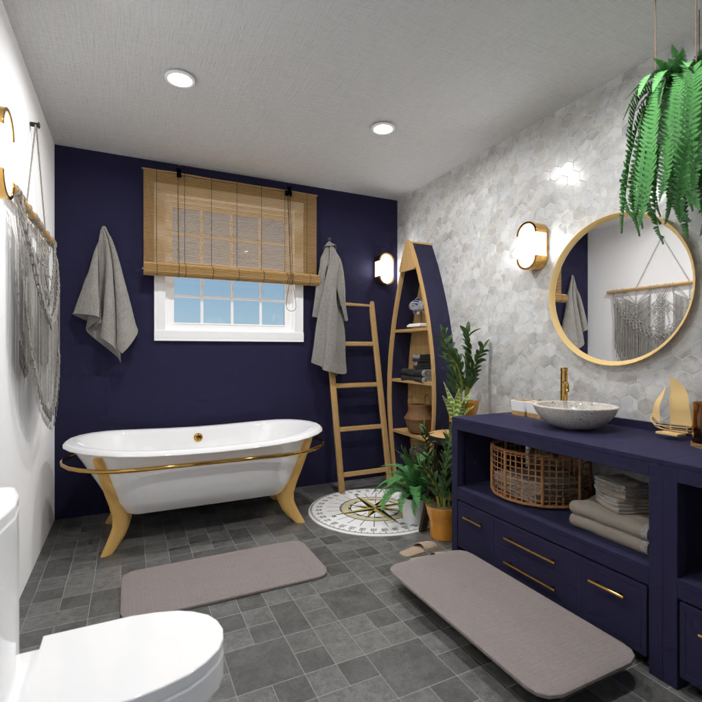 Nautical bathroom #12309097 by Editors Choice