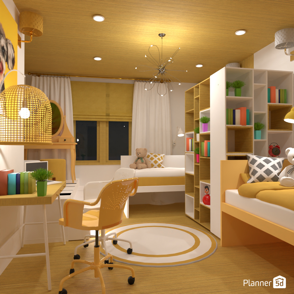 Bedroom for twins #18971635 by Editors Choice