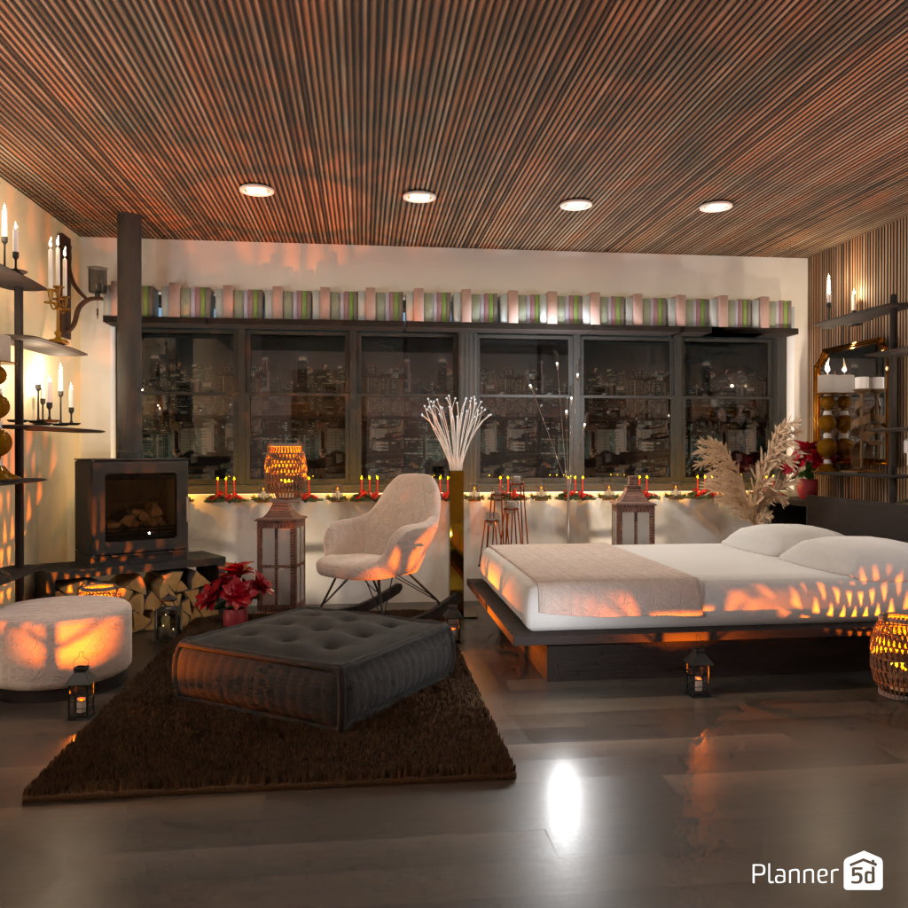 Зима и огонь! #16714163 by Editors Choice