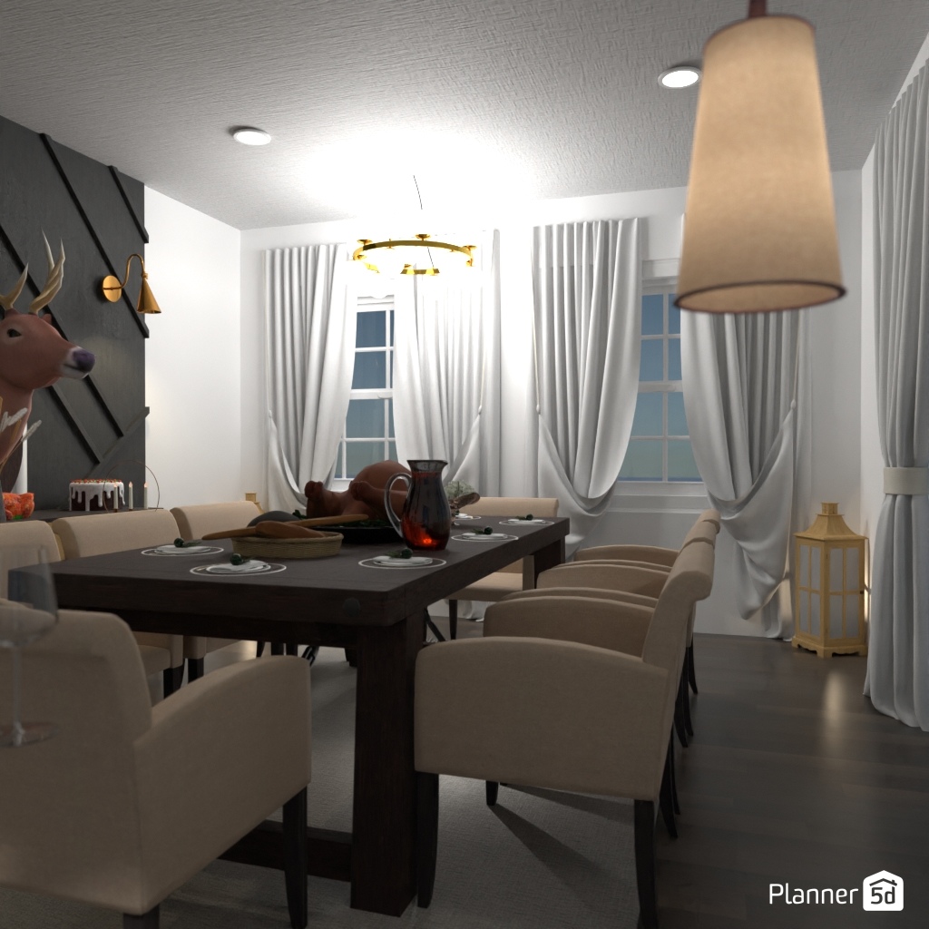 DB: Thanksgiving Day - room shell copy #23426119 by Editors Choice