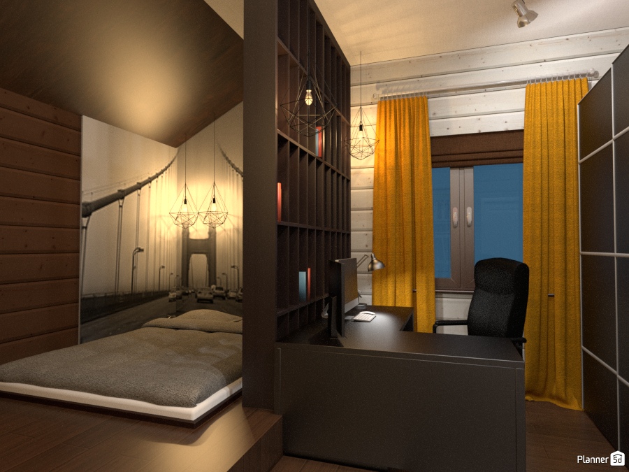 комната молодого человека #1679656 by Ольга