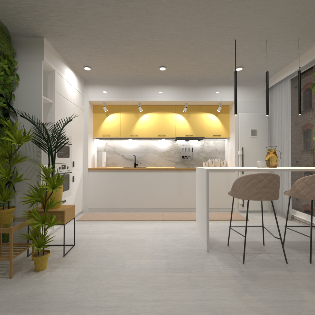 Sunny Kitchen #12523607 by Editors Choice