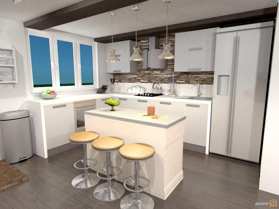 Dad's Condo Reno - Kitchen #1267650 by Pisces Rising Design