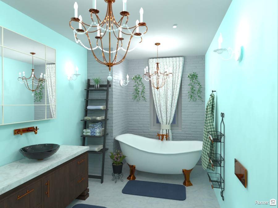 Classic bathroom grey/blue shades #4886755 by Born to be Wild