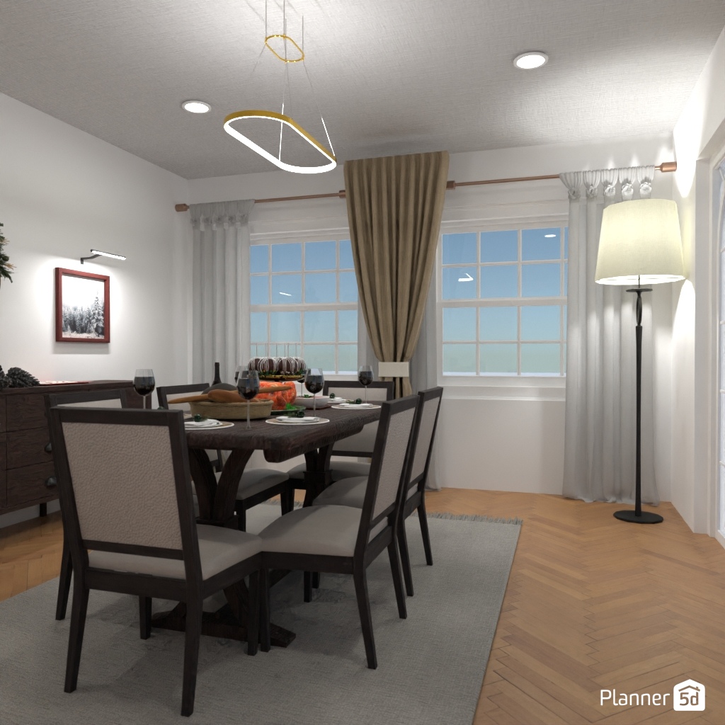 DB: Thanksgiving Day - room shell copy #23448075 by Editors Choice