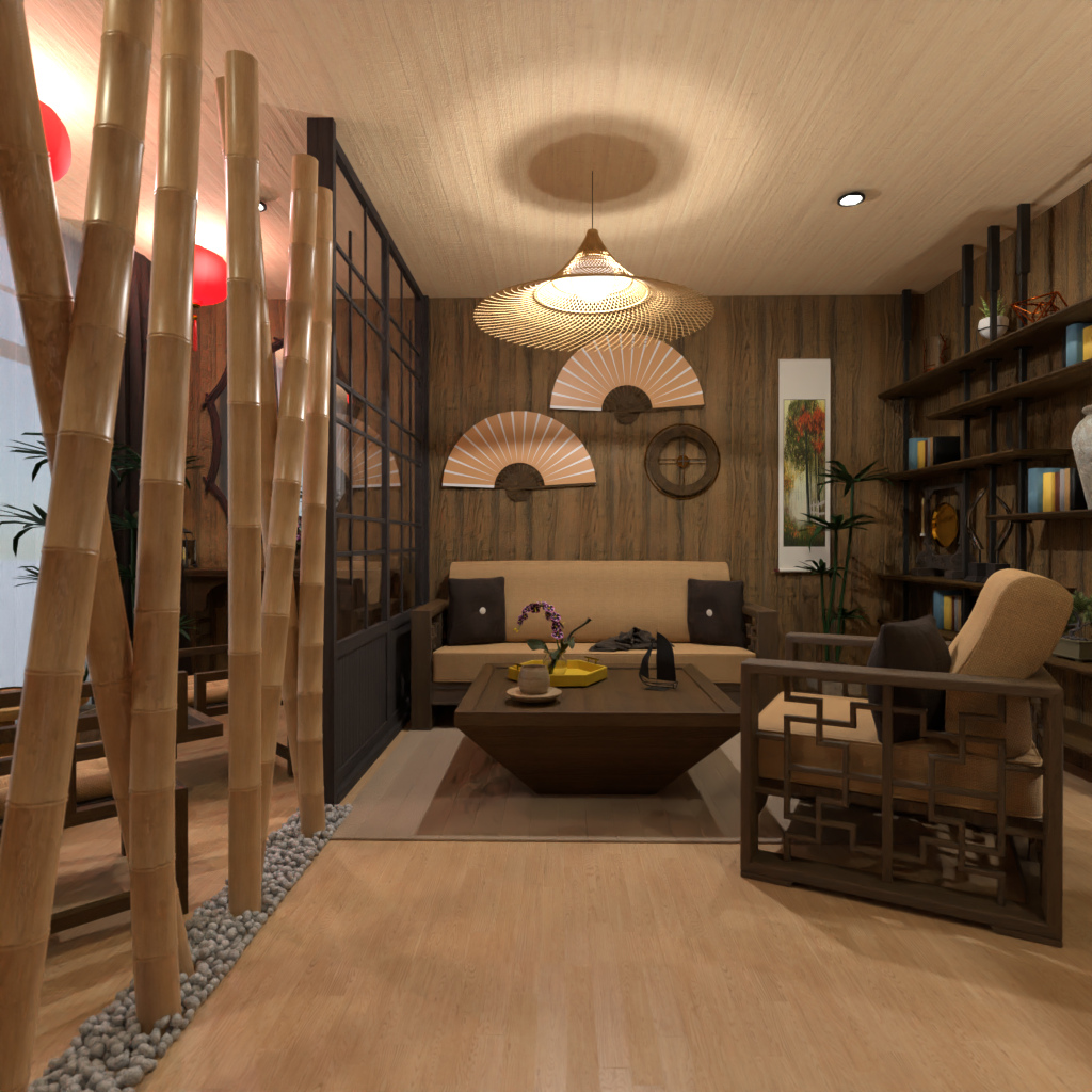 Japanese-style Living Room #3357496 by Editors Choice