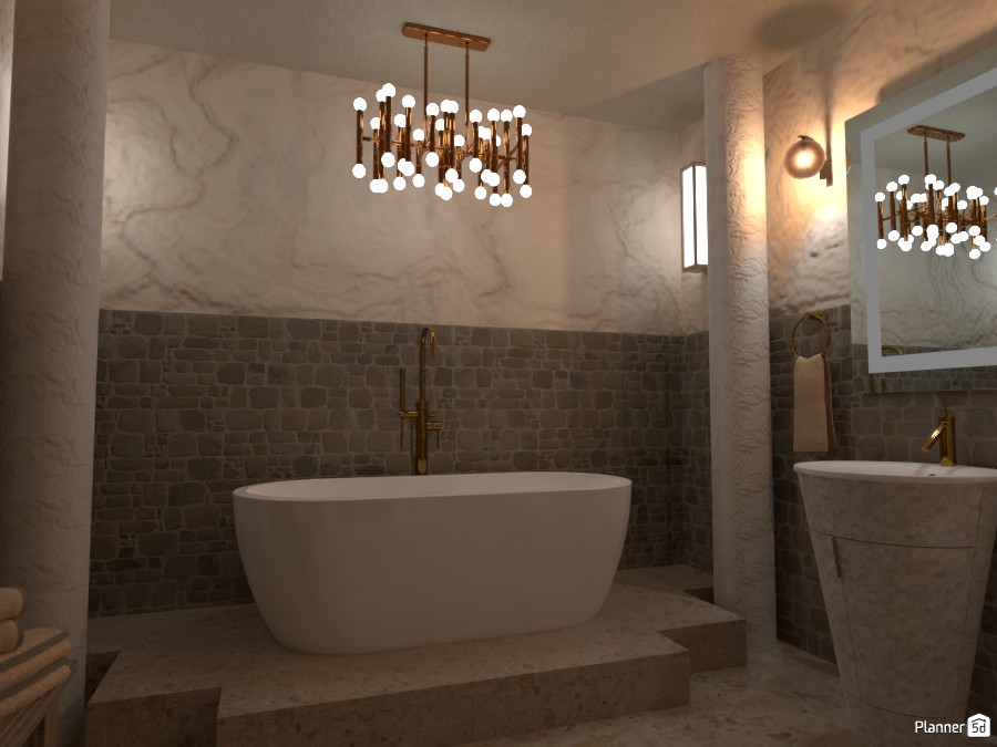 A romantic bathroom 3545642 by Tatiana image
