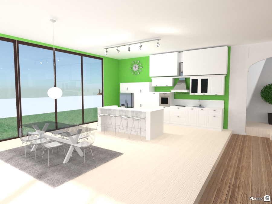 Bright and green kitchen #2230177 by Shaneka Butler