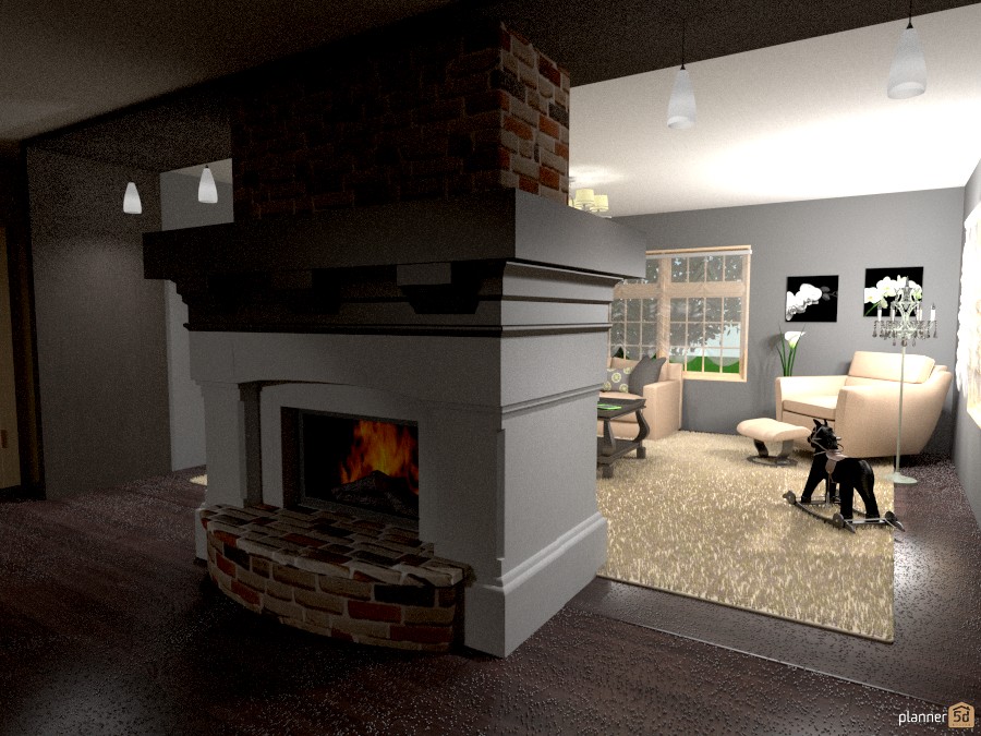 Family Room #783021 by Bracha Hoffman