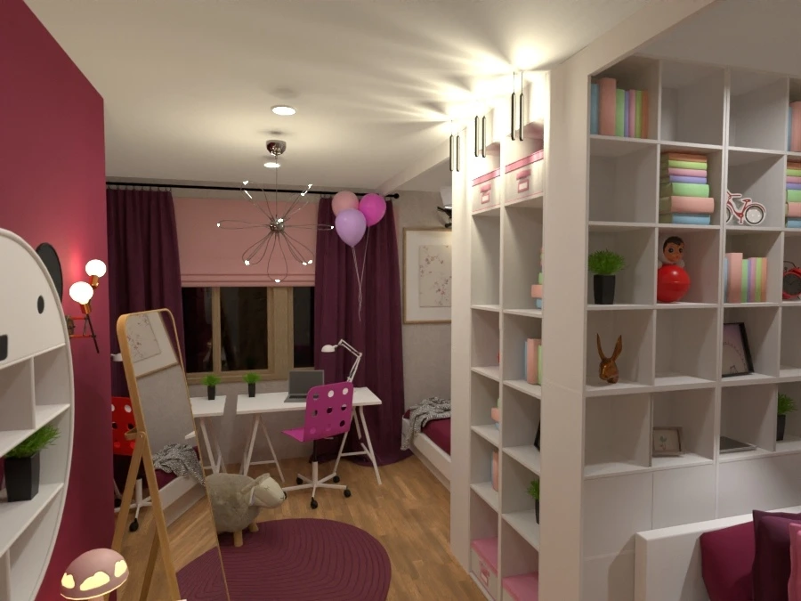 Bedroom for twins / Design battle contest #146560 by ZACKY DESIGNER