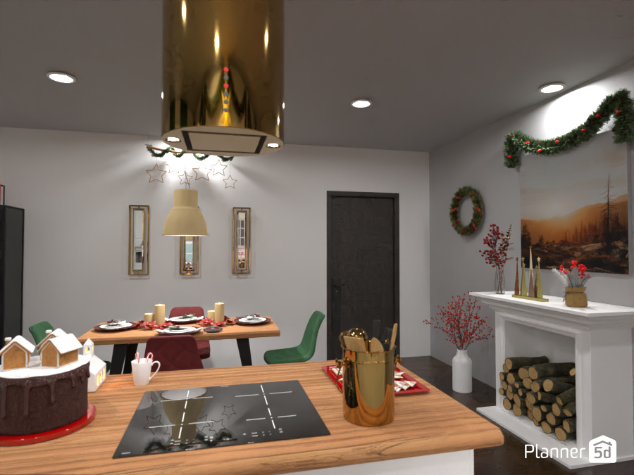 Contest - Christmas kitchen #10714536 by Rita