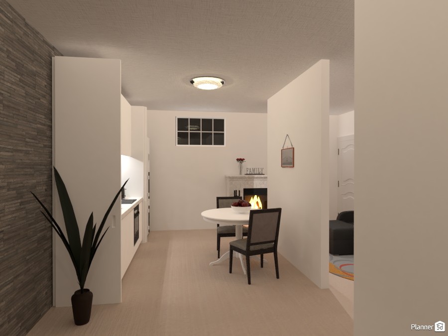 One Story Apartment Finished #4283970 by yves