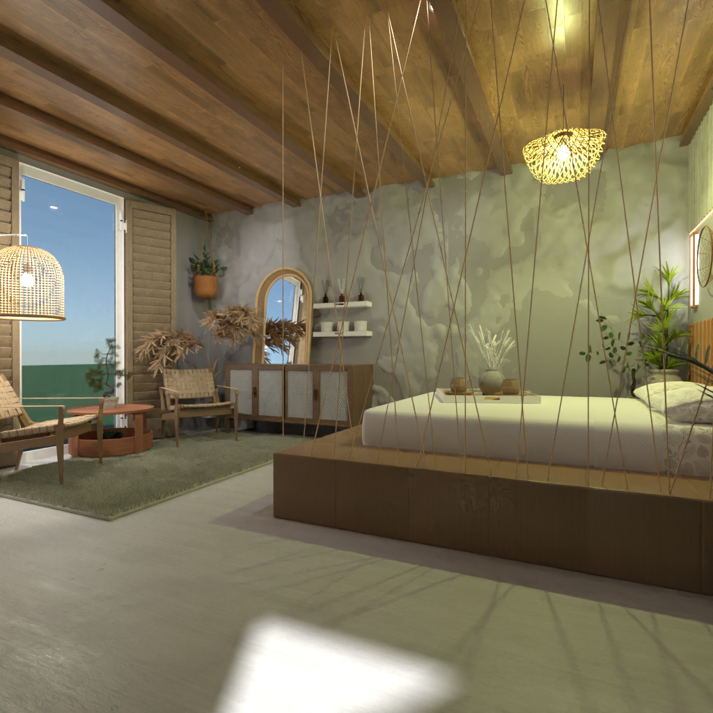 Wabi Sabi Bedroom #14579487 by Editors Choice