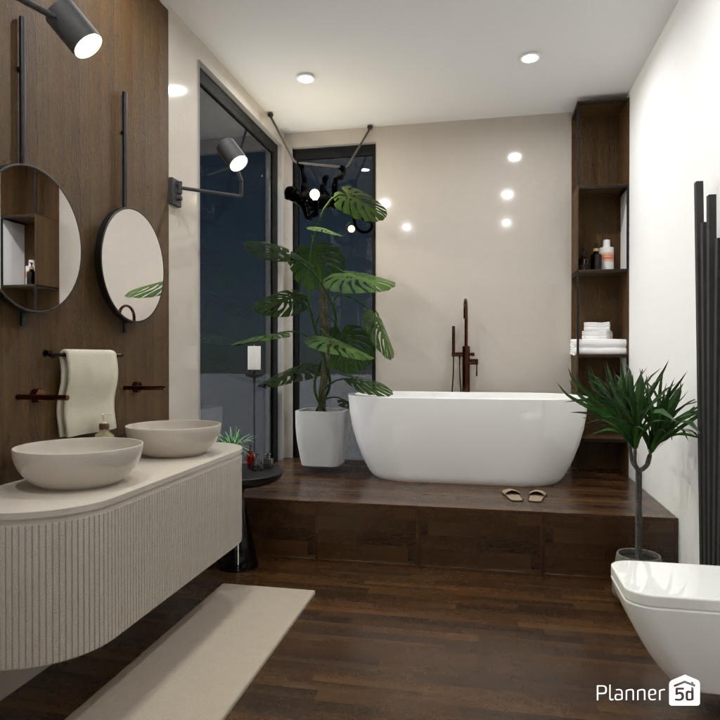 Natural bathroom #3376100 от Editors Choice