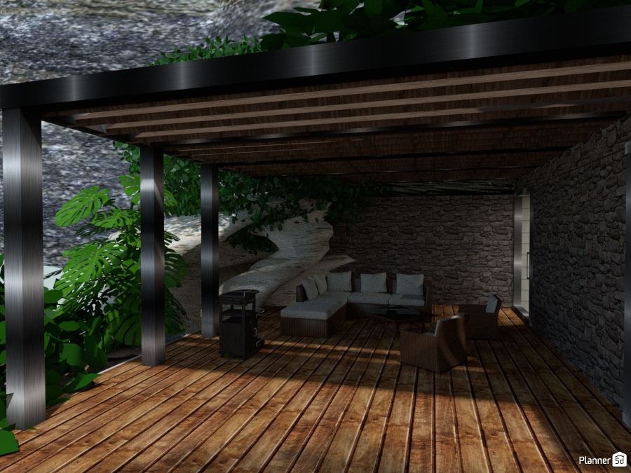 Into the Rock: Patio #1410924 by Micaela Maccaferri