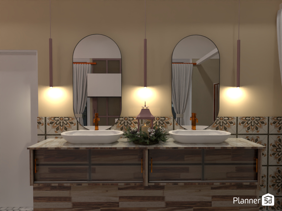 Boho Bathroom 3 #10087380 by Liz